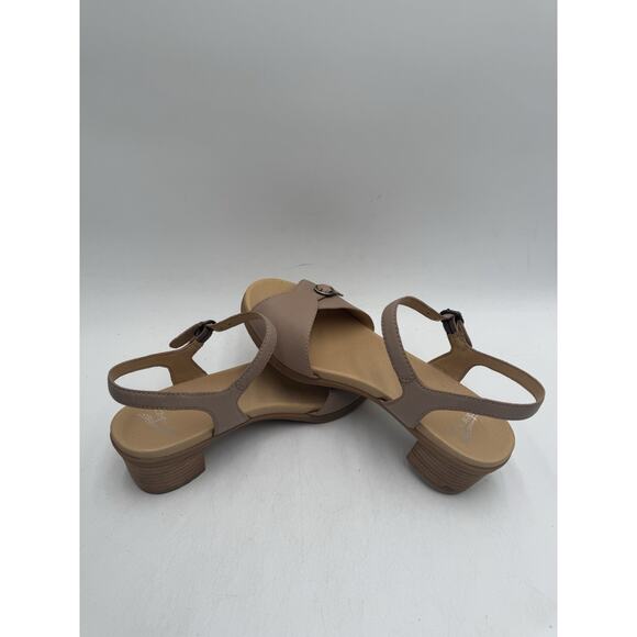 Dansko TESSIE NAPPA Women's NEW Sandal Beige EU Size 40 (5014-650300) - Picture 8 of 11